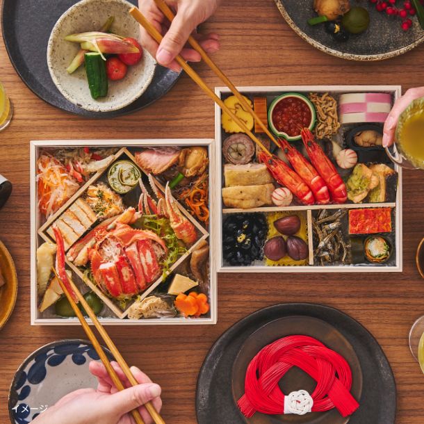 年内発送】2026おせち「蟹三昧 二段重」2～3人前のお得通販｜Kuradashi