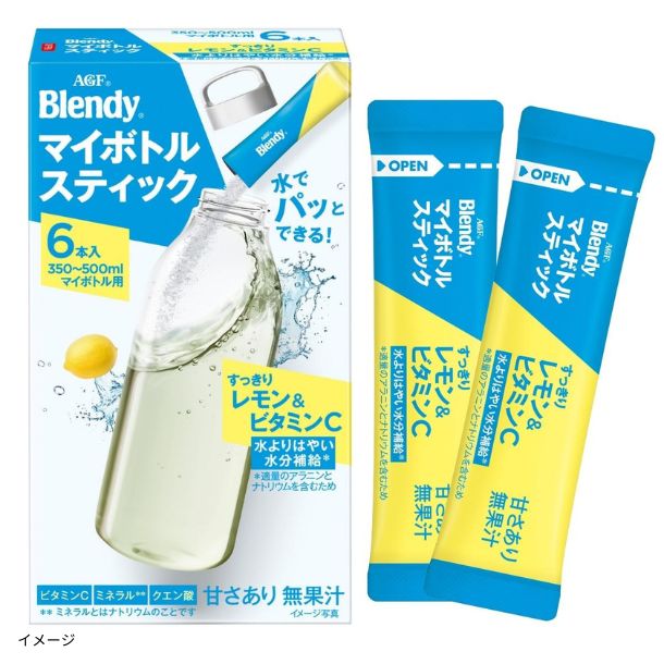 ブレンディ「マイボトルスティック すっきりレモン ビタミンC」6本入の