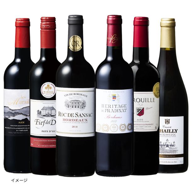 5金ボルドー入り！フランス金賞赤ワインセット」750mlのお得通販