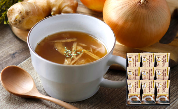 MINAMI　JINBO　AOYAMA「淡路の玉葱と高知の黄金生姜スープ」9個の通販｜Kuradashiでフードロス・食品ロス削減！
