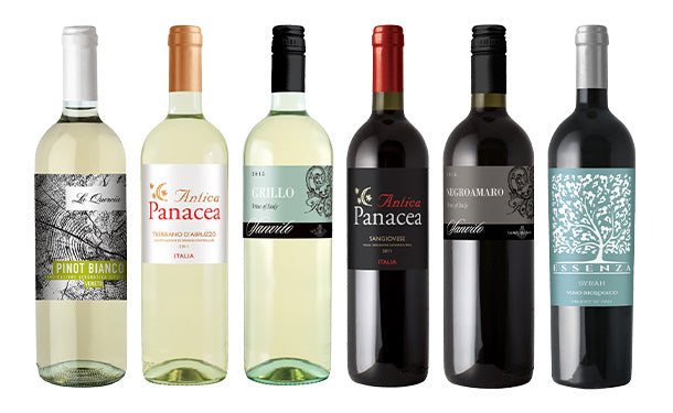 イタリアワイン6品種飲み比べセット」750ml×6本の通販｜Kuradashiでフードロス・食品ロス削減！