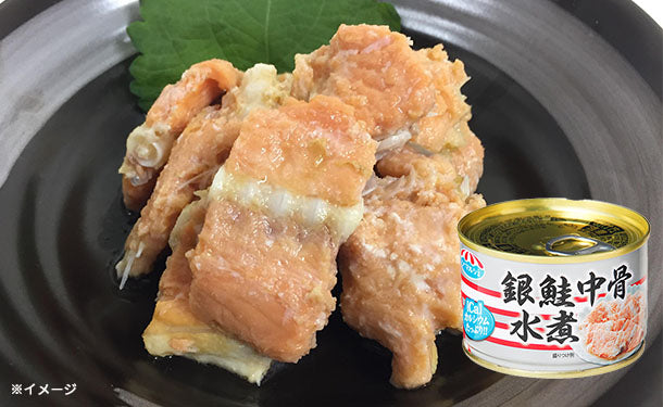 国産 鮭中骨水煮 極洋 24缶 1ケース 賞味期限2026 12 1 - 魚介類(加工食品)