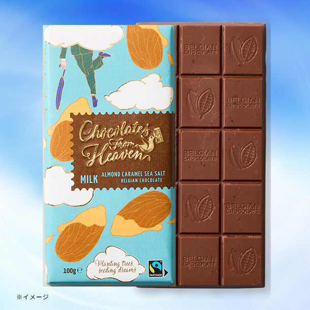 チョコレートフロムヘブン アーモンド塩キャラメル」100gのお得通販