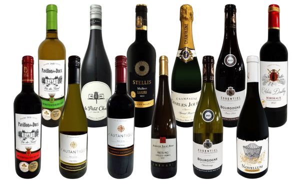 フランス　ブルゴーニュ　最高級ワイン 空瓶 シャンパーニュ＆ブルゴーニュ入り！フランスワイン大満喫MIXセット