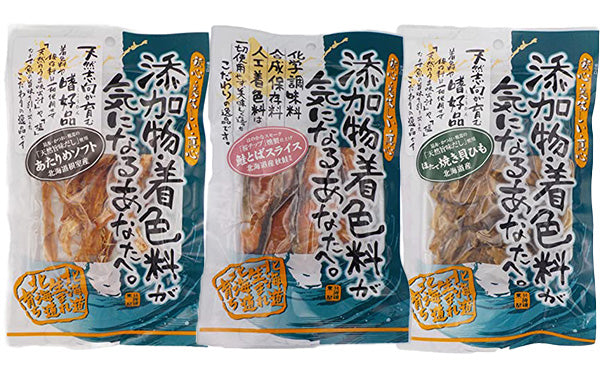 北海道産「珍味3種セットD（添加物不使用）」計3袋の通販｜Kuradashiで ...