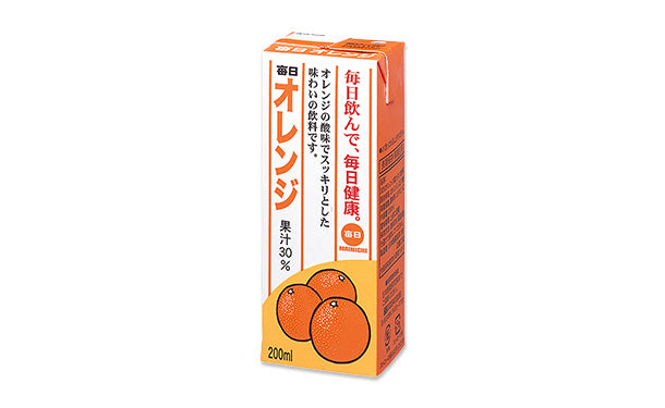 「毎日オレンジ30％」200ml×48本