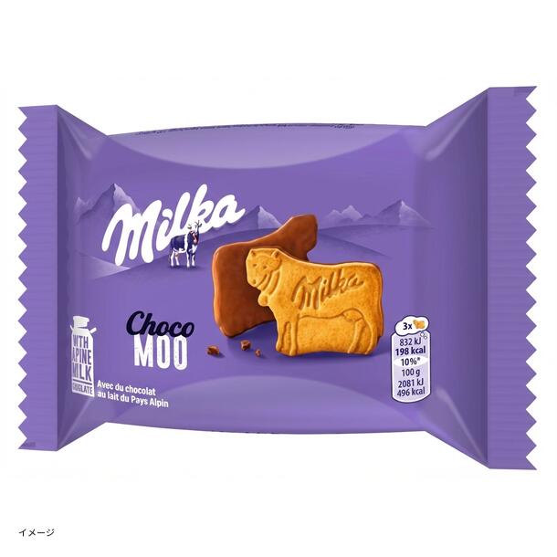 Milka Soft Moo ＆TRIOミルカ＆ファンフェッティ&カード他 ミルカ「ムー ビスケット」3枚入のお得通販｜Kuradashi(クラダシ)で