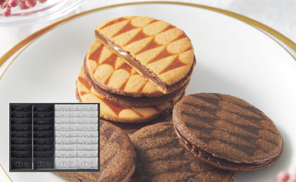 「ザ・スウィーツ キャラメルサンドクッキー（オリジナル＆コーヒー）」36個×2箱