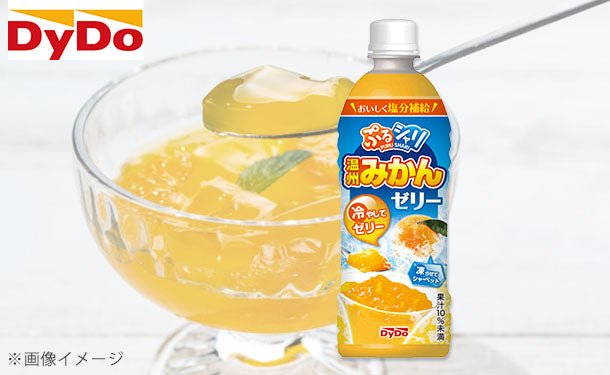 DyDo「ぷるシャリ温州みかんゼリー」490ml×48本