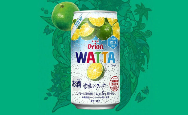 オリオンビール「WATTA 雪塩シークヮーサー」350ml×48本の通販｜Kuradashiでフードロス・食品ロス削減！