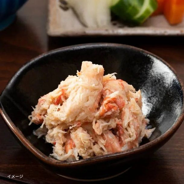 缶つま「国産紅ズワイガニ ほぐし肉酒蒸し」