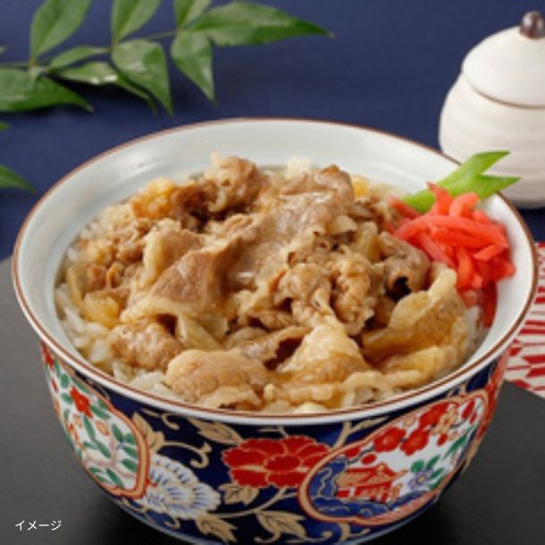 「贅沢な旨み！黒毛和牛のこだわり牛丼」130g