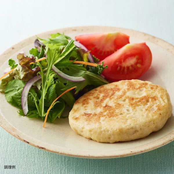 「豆腐と鶏肉のふんわりハンバーグ」