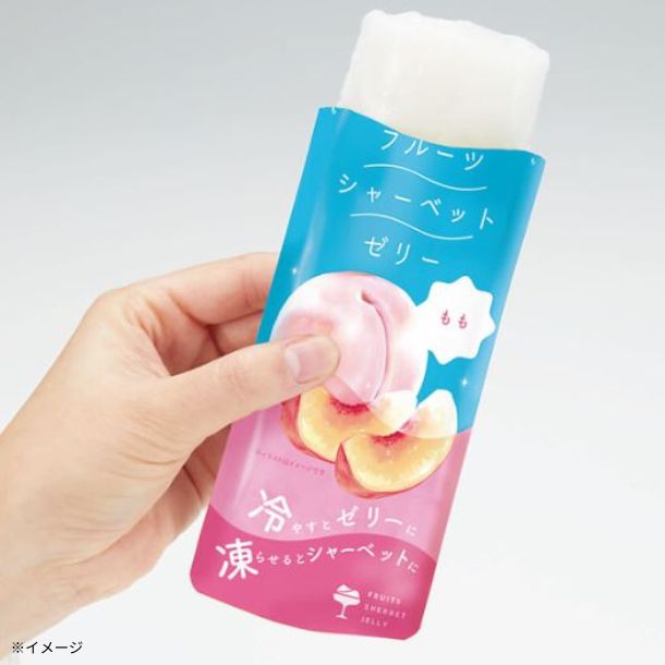 フルーツシャーベットゼリー もも」80gのお得通販｜Kuradashi(クラダシ