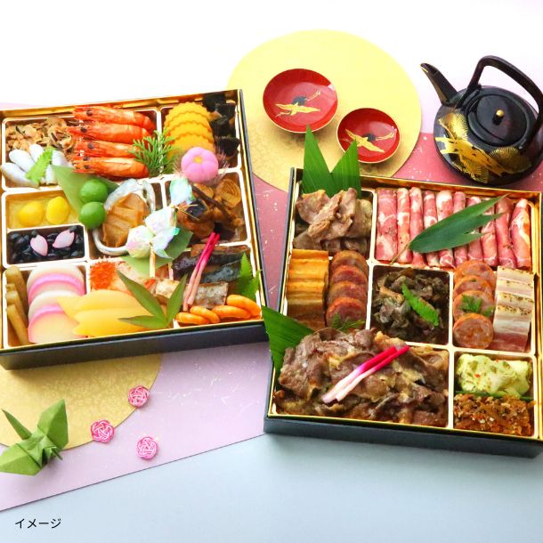 年内発送】2026おせち「和食料理人畑具和監修 大宴 3～4人前＆鹿児島県