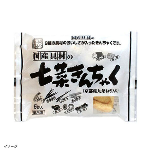 「国産具材の七菜きんちゃく（京都産九条ねぎ入り）」