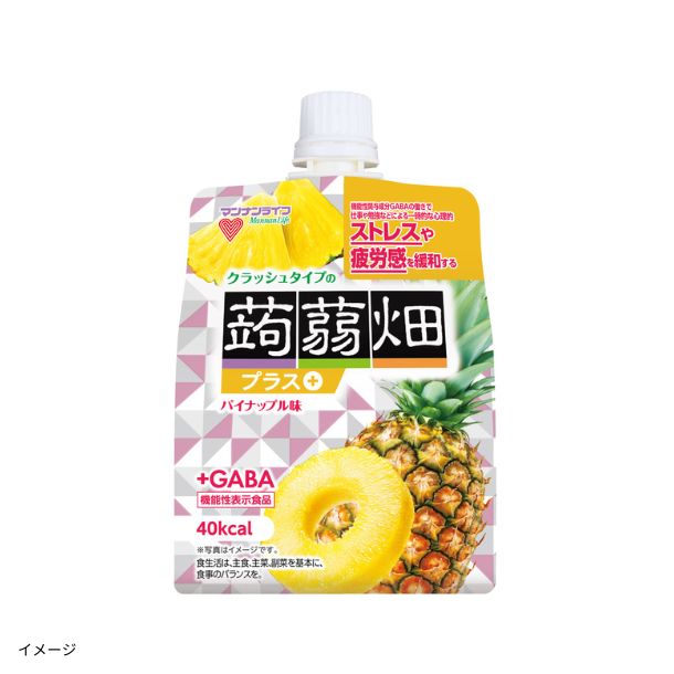 マンナンライフ「クラッシュタイプの蒟蒻畑プラス パイナップル味