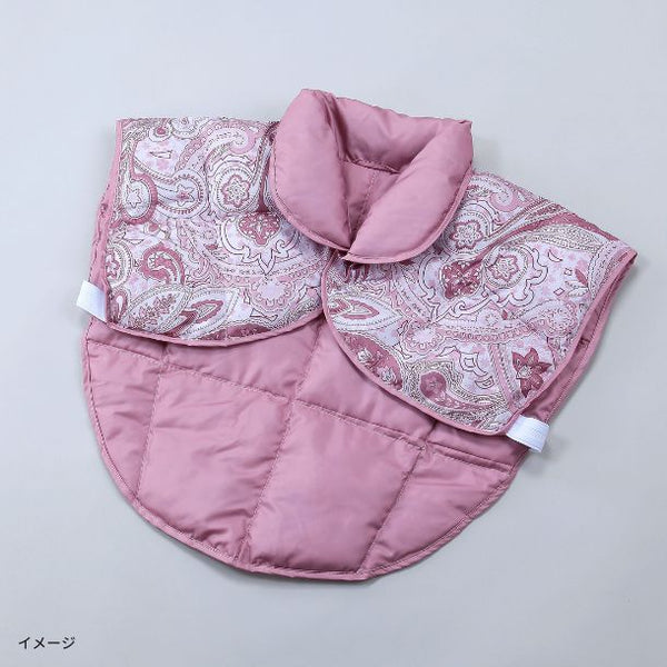 「羽毛肩当て ピンク」