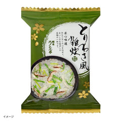 銀座ろくさん亭「とりわさ風雑炊」16g