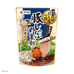ヤマキ「豚しゃぶ野菜鍋つゆ はまぐり」750g