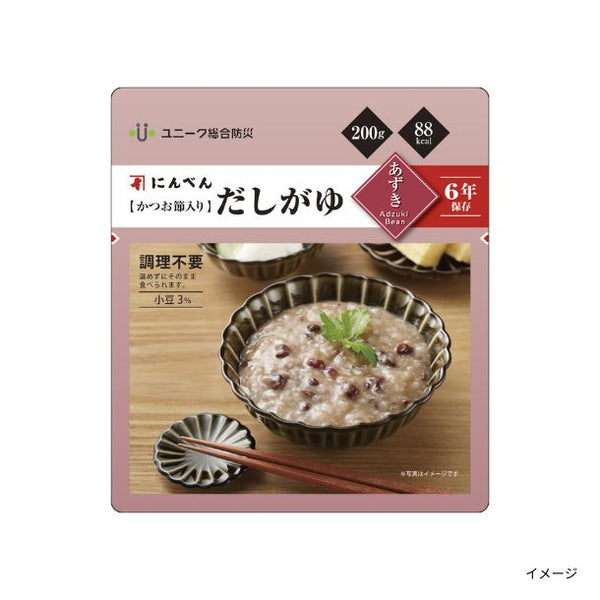 にんべん「かつお節入り だしがゆ あずき」