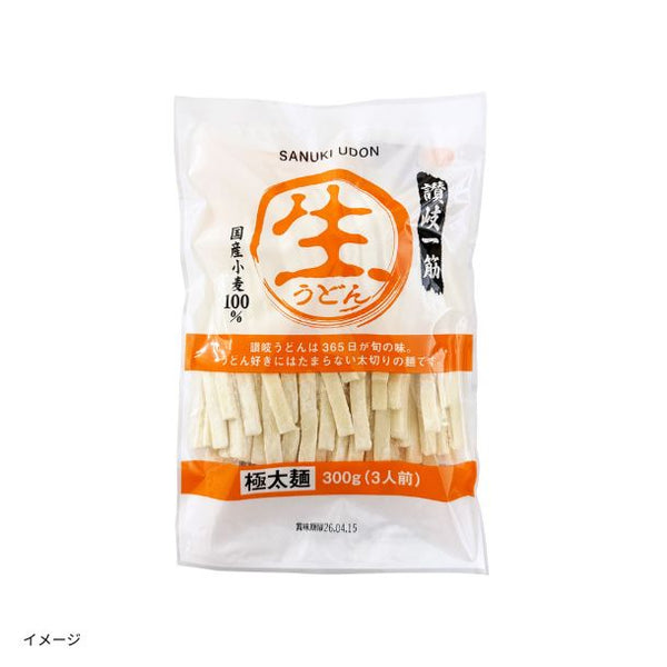 「讃岐生うどん（極太麺）つゆ付き」