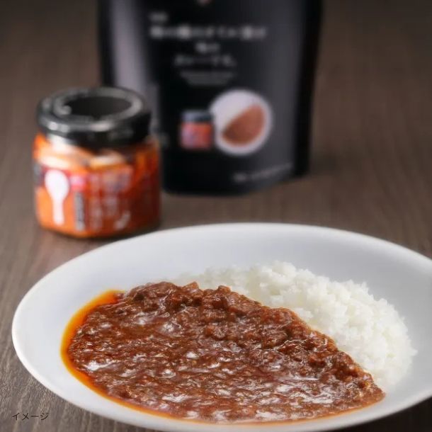 阿部幸製菓「柿の種のオイル漬け味のカレーです やみつきにんにく