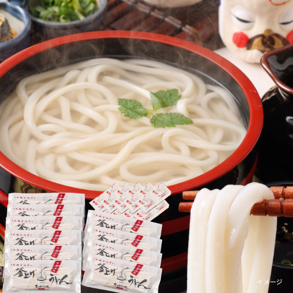 本場讃岐うどん「包丁極太切りうどん（つゆ付き）」