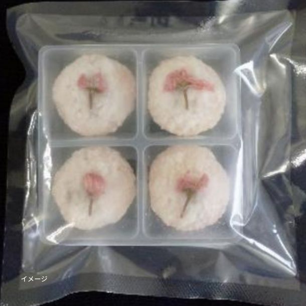 吉田ふるさと村「桜もち 50g」4個入のお得通販｜Kuradashi(クラダシ)で