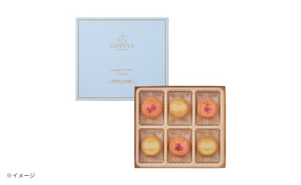 GODIVA「ストロベリーラングドシャクッキーアソートメント18枚」5箱