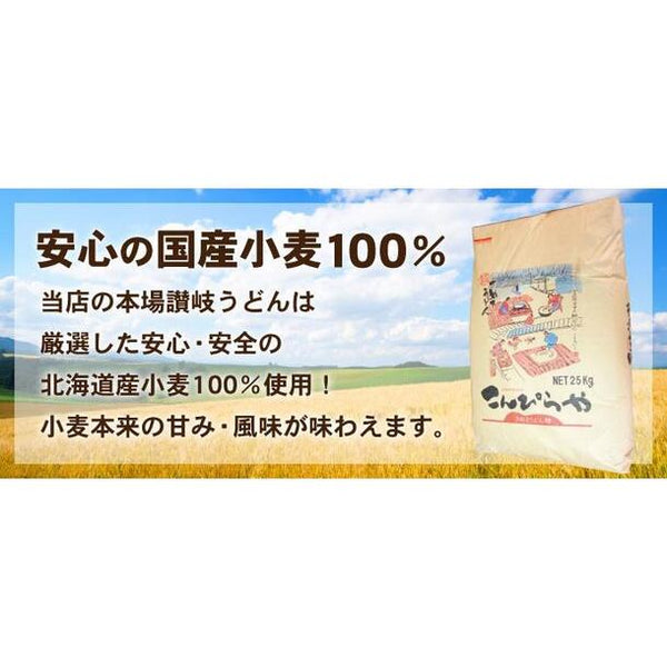 本場讃岐うどん「包丁極太切りうどん（つゆ付き）」