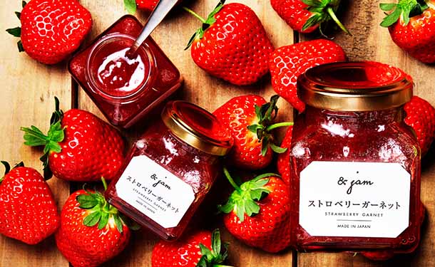 jewel jam fruit「ストロベリーガーネット」100g×8個