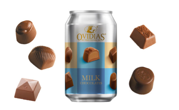 オヴィディアス「ミルクチョコレート缶」76g×6缶
