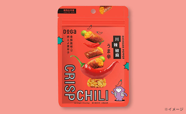 台湾DOGA「クリスプチリ 四川花椒（ホアジャオ）風味」30g×18袋