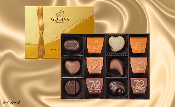 GODIVA「クラシック ゴールド コレクション（12粒入）」3箱の通販