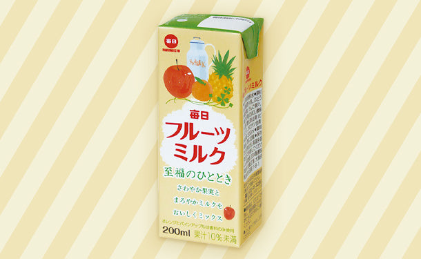 「毎日フルーツミルク」200ml×48本