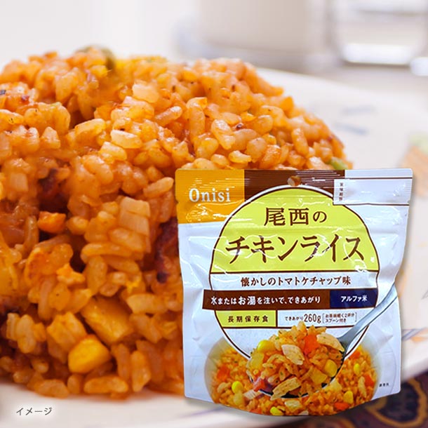 2箱セット！1箱20食入！尾西食品100gドライカレー&100gチキンライス