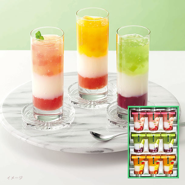 中島大祥堂「3層デザートのジュレパフェ 9号」のお得通販｜Kuradashi