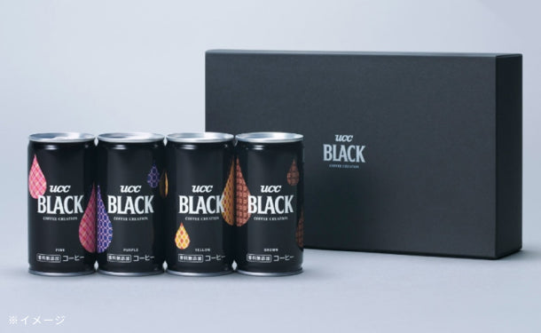 UCC「BLACK無糖 COFFEE CREATION缶 4種アソート」計48缶