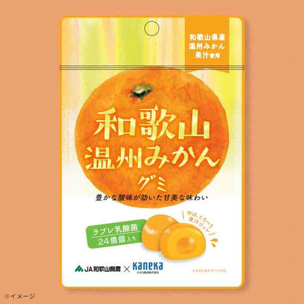 「和歌山温州みかんグミ ラブレ乳酸菌入」