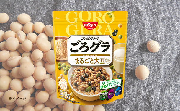 日清シスコ「ごろグラ まるごと大豆」360g×12袋