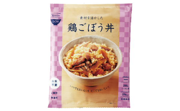IZAMESHI「素材を活かした鶏ごぼう丼」