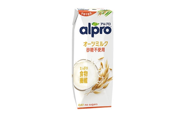 alpro「たっぷり食物繊維 オーツミルク 砂糖不使用」250ml×36本の通販｜Kuradashiでフードロス・食品ロス削減！