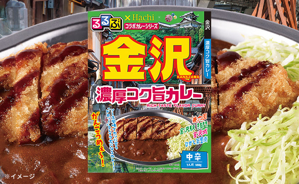 ハチ食品「るるぶ金沢 濃厚コク旨カレー中辛」180g×20個の通販