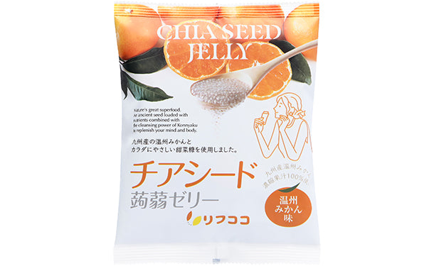 チアシード蒟蒻ゼリー 温州みかん味」10個入のお得通販｜Kuradashi