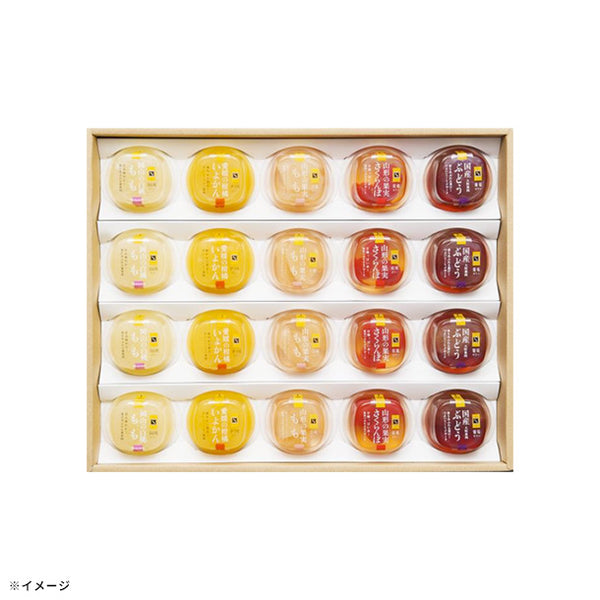 「国産果実ゼリー20個詰合せ NKJ-50I」