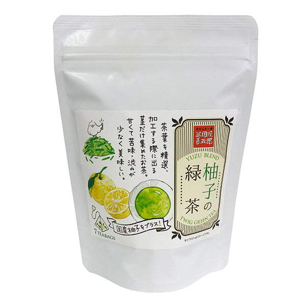 三国屋「柚子の緑茶ティーバッグ」