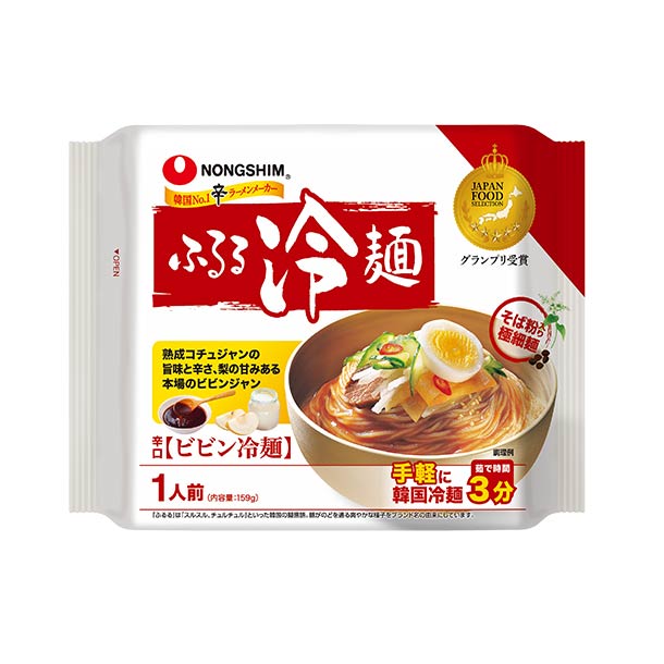 農心ジャパン「ふるる冷麺ビビン麺」159gのお得通販｜Kuradashi