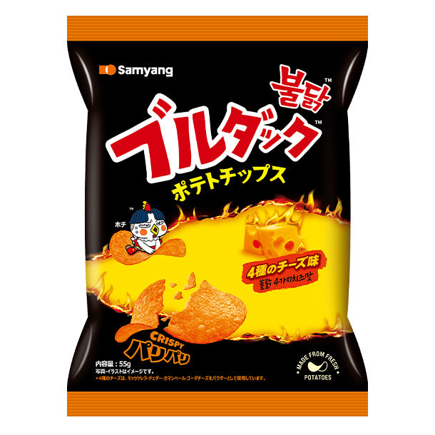 ポテチページ ブルダック「ポテトチップス4種のチーズ味」のお得通販｜Kuradashi