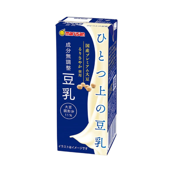 マルサンアイ「ひとつ上の豆乳 成分無調整豆乳」